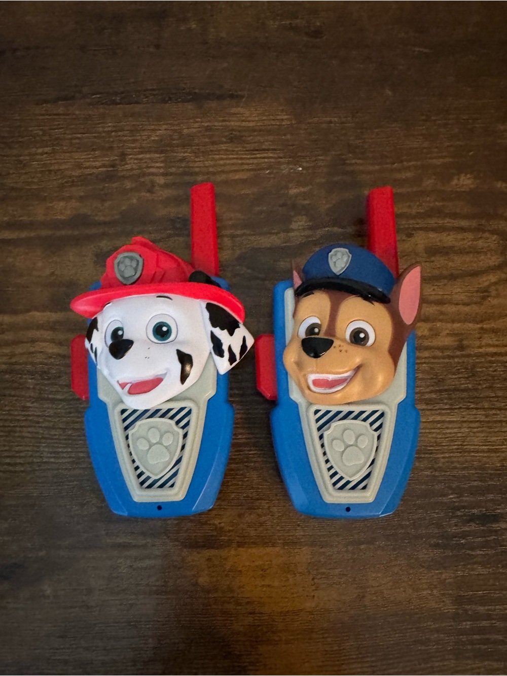 Paw Patrol Character Walkie Talkies - Blue, Red, White, Tan